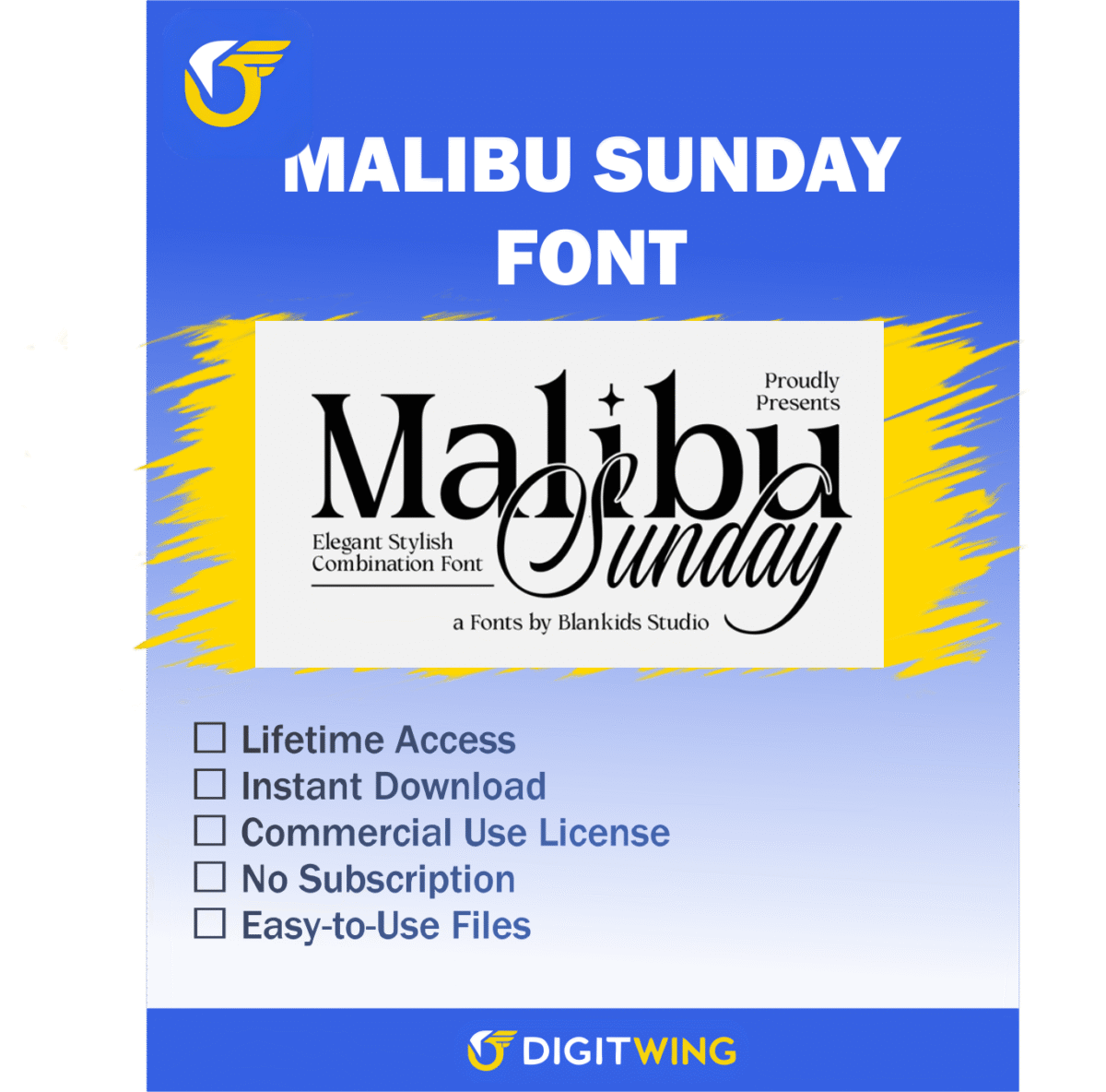 MALIBU SUNDAY FONT